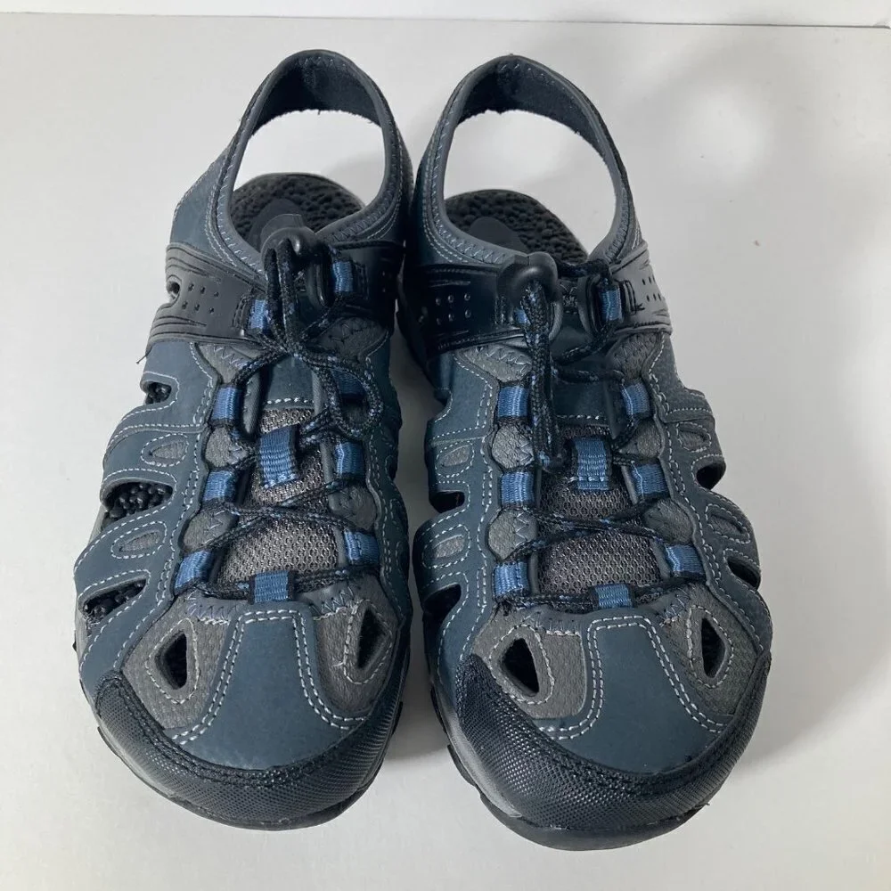 Mens Ozark Trail Closed Toe Hiking‎ Water Sandal Shoe Blue M7 W8.5